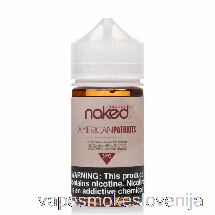Vape Petrol American Patriots - Naked 100 Tobak - 60ml 3mg